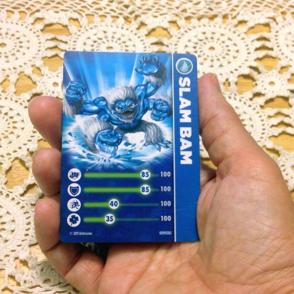 Skylanders Spyro's Adventure Slam Bam figure and collector's card - Picture 8 of 10